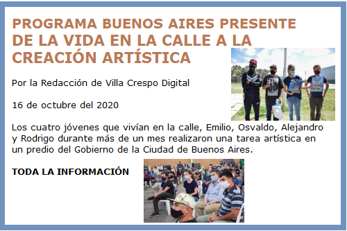 VIDA EN LA CALLE Y ARTE